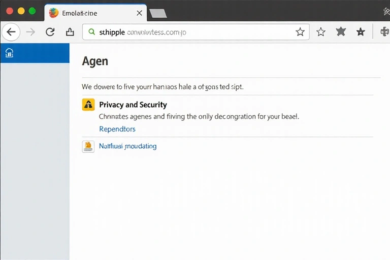 Browser settings interface with cookie options highlighted