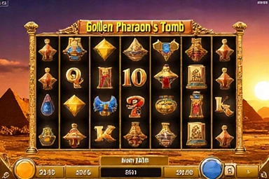 Screenshot of Golden Pharaoh's Tomb slot game