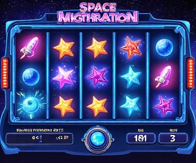 Cosmic Adventures themed slot machine