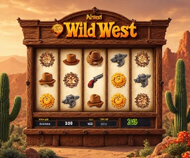 Wild West themed slot machine